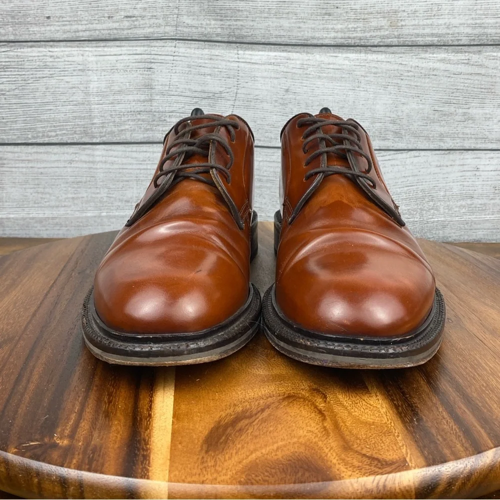 Shoepassion The Berlin Shoe Brand Brown Polished Leather Derby 5551 Men Size 10